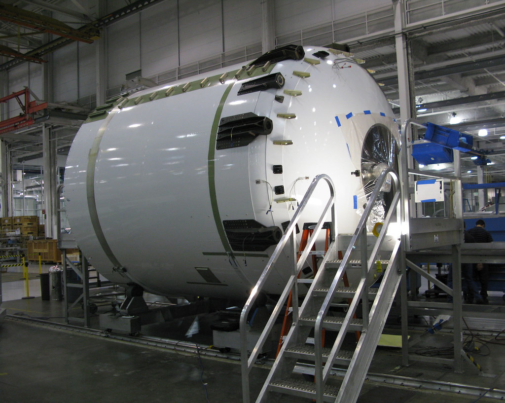 Falcon 9 Upper Stage.  Example of a rocket part (SpaceX) using an industrial turbine. 